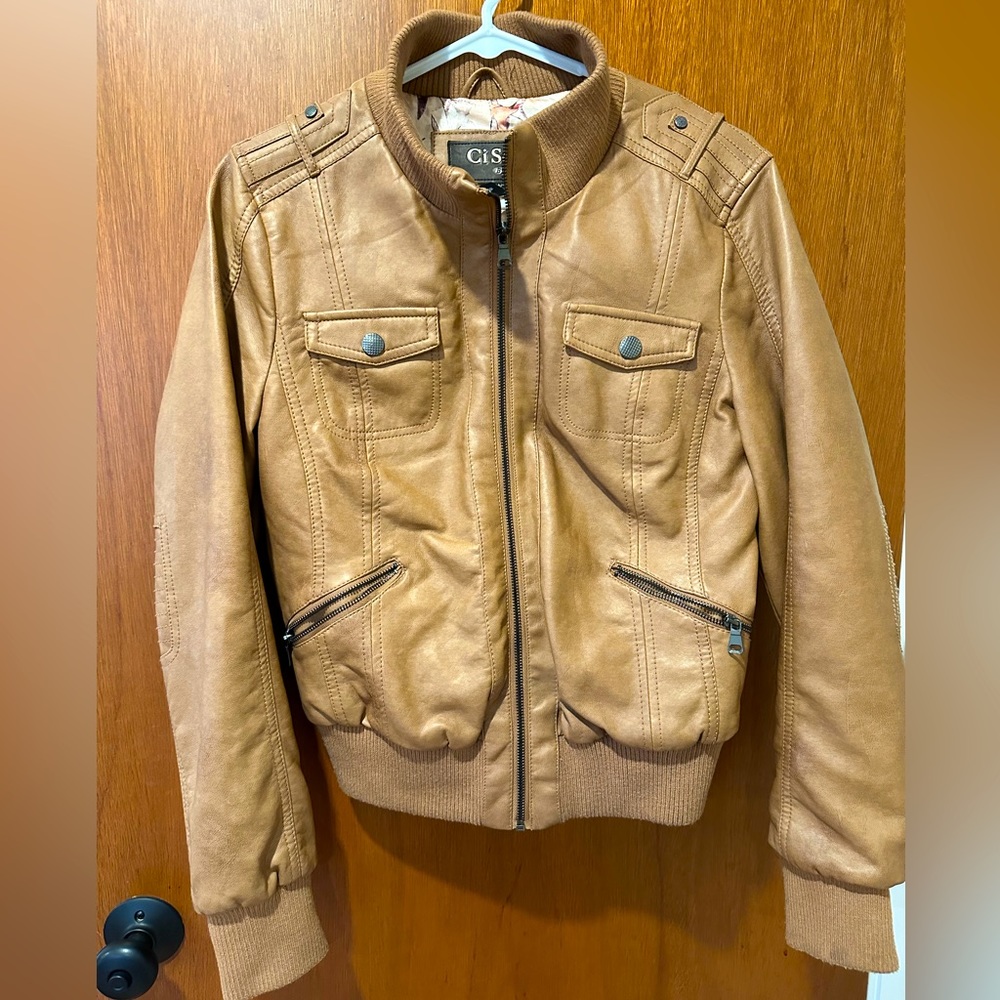 Ci Sono Faux Leather Jacket - M